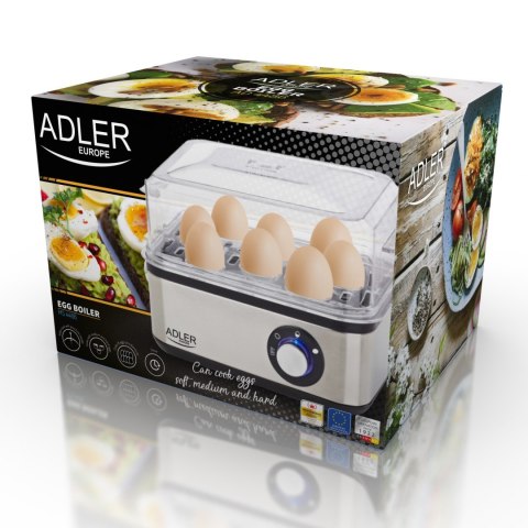 Adler | Bojler do jajek | AD 4486 | Stal nierdzewna | 800 W Adler | Bojler do jajek | AD 4486 | Stal nierdzewna | 800 W