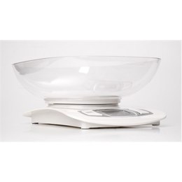 Adler AD 3137 Waga kuchenna, Pojemność 5 kg, Podziałka 1 g, Duży wyświetlacz LCD, Automatyczne zerowanie/Autowyłączanie, Duża mi