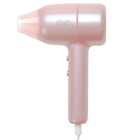 Adler Hair Dryer | AD 2279p | 1800 W | Number of temperature settings 2 | Ionic function | Pink Adler Hair Dryer | AD 2279p | 1800 W | Number of temperature settings 2 | Ionic function | Pink