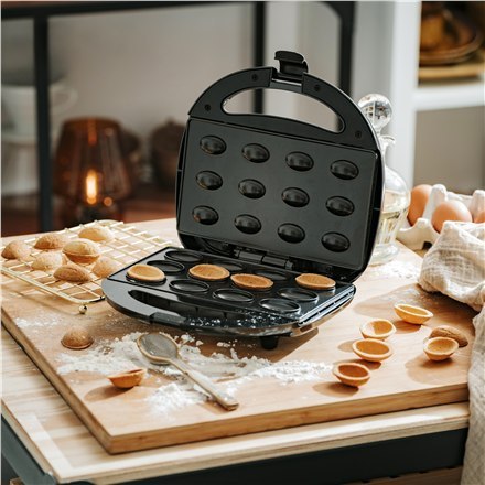 Adler Nut Cookie Maker | AD 3071 | 750 W | Liczba ciastek 12 | Orzechy | Czarny Adler Nut Cookie Maker | AD 3071 | 750 W | Liczba ciastek 12 | Orzechy | Czarny