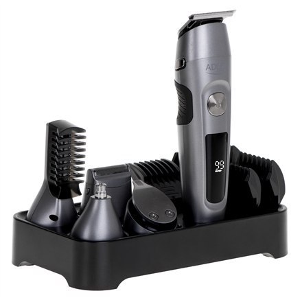 Adler | Zestaw Groomingu 6 w 1 | AD 2944 | Bezprzewodowy | Liczba kroków długości 6 | Ze stali nierdzewnej/Czarny Adler | Zestaw Groomingu 6 w 1 | AD 2944 | Bezprzewodowy | Liczba kroków długości 6 | Ze stali nierdzewnej/Czarny