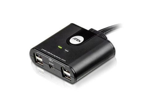 Aten 2-portowy przełącznik USB 2.0 do współdzielenia urządzeń peryferyjnych Aten | USB 2.0 | 2 x 4 USB 2.0 do współdzielenia urz Aten 2-portowy przełącznik USB 2.0 do współdzielenia urządzeń peryferyjnych Aten | USB 2.0 | 2 x 4 USB 2.0 do współdzielenia urz