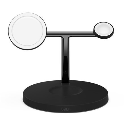 Belkin | Pro MagSafe 3w1 Wireless Charging Stand + zasilacz sieciowy | BOOST CHARGE Belkin | Pro MagSafe 3w1 Wireless Charging Stand + zasilacz sieciowy | BOOST CHARGE