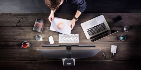 Benq | ScreenBar e-Reading LED Task Lamp | 9H.W42QD.WP1 | 320 lm | 5 W | 2700-6500 K | 50000 h | LED lamp | 5 V | 0.53 kg Benq | ScreenBar e-Reading LED Task Lamp | 9H.W42QD.WP1 | 320 lm | 5 W | 2700-6500 K | 50000 h | LED lamp | 5 V | 0.53 kg