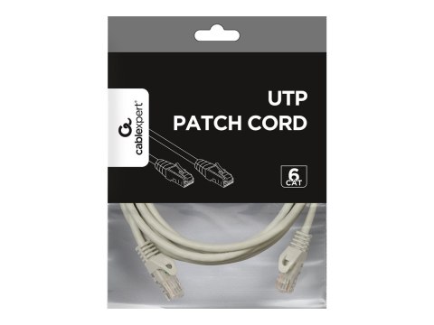 Cablexpert UTP Cat6 Patch cord, grey, 3 m Cablexpert UTP Cat6 Patch cord, grey, 3 m