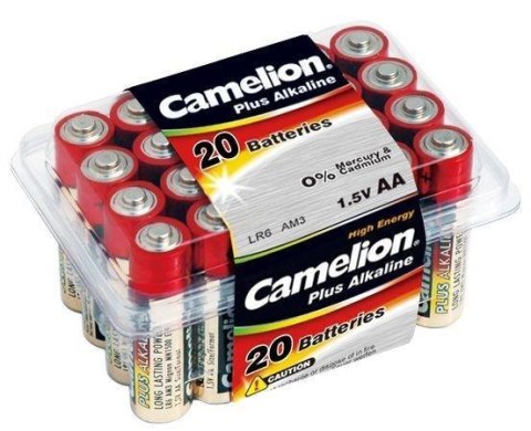 Camelion | AA/LR6 | Plus Alkaline | 20 szt. | LR6-BP20 Camelion | AA/LR6 | Plus Alkaline | 20 szt. | LR6-BP20