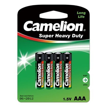 Camelion | Baterie AAA/LR03 | Super Wydajność | 4 sztuki | R03P-BP4G Camelion | Baterie AAA/LR03 | Super Wydajność | 4 sztuki | R03P-BP4G