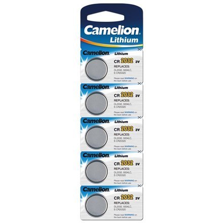 Camelion | CR2032 | Lit | 5 szt. | CR2032-BP5 Camelion | CR2032 | Lit | 5 szt. | CR2032-BP5
