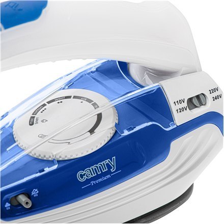 CR 5040 | Żelazko podróżne parowe | 1600 W | Pojemność zbiornika na wodę 80 ml | Ciągłe uderzenie pary 10 g/min | Wydajność uder CR 5040 | Żelazko podróżne parowe | 1600 W | Pojemność zbiornika na wodę 80 ml | Ciągłe uderzenie pary 10 g/min | Wydajność uder