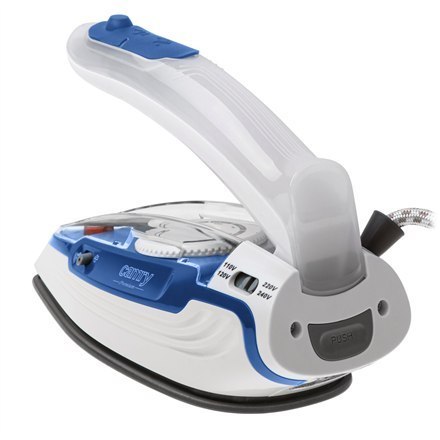 CR 5040 | Żelazko podróżne parowe | 1600 W | Pojemność zbiornika na wodę 80 ml | Ciągłe uderzenie pary 10 g/min | Wydajność uder CR 5040 | Żelazko podróżne parowe | 1600 W | Pojemność zbiornika na wodę 80 ml | Ciągłe uderzenie pary 10 g/min | Wydajność uder