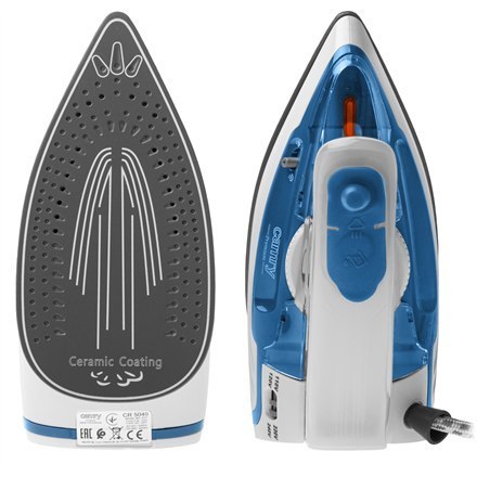 CR 5040 | Żelazko podróżne parowe | 1600 W | Pojemność zbiornika na wodę 80 ml | Ciągłe uderzenie pary 10 g/min | Wydajność uder CR 5040 | Żelazko podróżne parowe | 1600 W | Pojemność zbiornika na wodę 80 ml | Ciągłe uderzenie pary 10 g/min | Wydajność uder