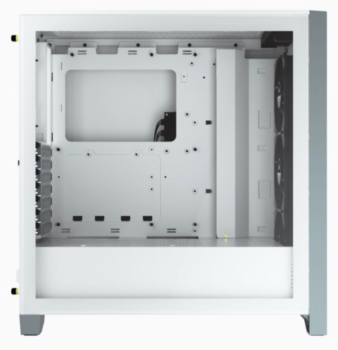 Corsair | Obudowa Mid-Tower ATX ze szkłem hartowanym | iCUE 4000X RGB | Okno boczne | Mid-Tower | Biały | Zasilacz w zestawie Ni Corsair | Obudowa Mid-Tower ATX ze szkłem hartowanym | iCUE 4000X RGB | Okno boczne | Mid-Tower | Biały | Zasilacz w zestawie Ni