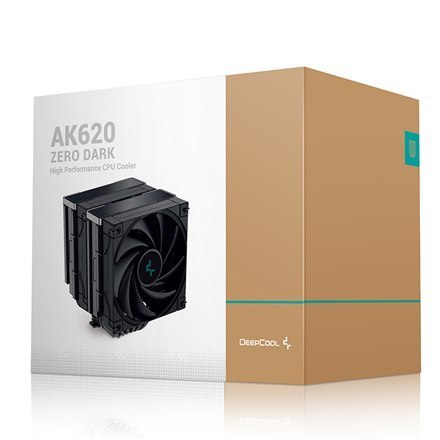 Deepcool | AK620 | Zero Dark | Intel, AMD | CPU Air Cooler Deepcool | AK620 | Zero Dark | Intel, AMD | CPU Air Cooler