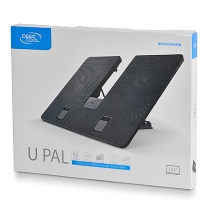 Deepcool | U-Pal | Notebook stand- cooler up to 19" | Black Deepcool | U-Pal | Notebook stand- cooler up to 19" | Black