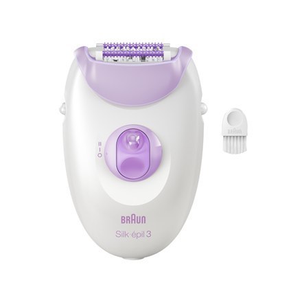 Depilator | SE3-000 Silk épil 3 | Liczba poziomów mocy 2 | Biały/fioletowy Depilator | SE3-000 Silk épil 3 | Liczba poziomów mocy 2 | Biały/fioletowy