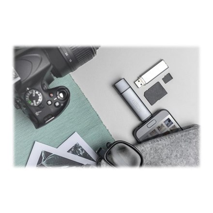 DIGITUS Podwójny czytnik kart Hub USB-C / USB 3.0, OTG | Digitus | Czytnik kart - USB 3.0/USB-C | DA-70886 DIGITUS Podwójny czytnik kart Hub USB-C / USB 3.0, OTG | Digitus | Czytnik kart - USB 3.0/USB-C | DA-70886