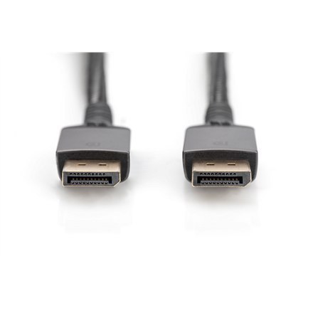 Digitus | Kabel DisplayPort | Męski | 20-pinowy DisplayPort | Męski | 20-pinowy DisplayPort | 3 m | Czarny Digitus | Kabel DisplayPort | Męski | 20-pinowy DisplayPort | Męski | 20-pinowy DisplayPort | 3 m | Czarny