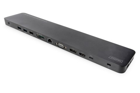 Digitus | Uniwersalna stacja dokująca do notebooków | DA-70868 | Stacja dokująca | Ilość portów USB 3.0 (3.1 Gen 1) | Ilość port Digitus | Uniwersalna stacja dokująca do notebooków | DA-70868 | Stacja dokująca | Ilość portów USB 3.0 (3.1 Gen 1) | Ilość port