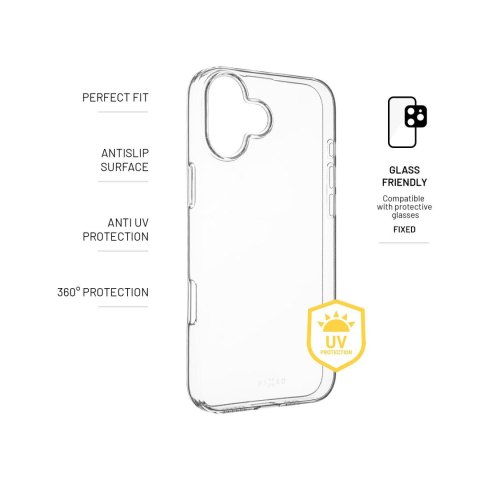 Fixed | Story AntiUV | Back Cover | Apple | iPhone 16 Plus | TPU | Clear Fixed | Story AntiUV | Back Cover | Apple | iPhone 16 Plus | TPU | Clear