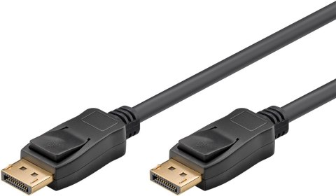 Goobay | Kabel ze złączem DisplayPort 1.4 | Czarny | DisplayPort męski | DisplayPort męski | DP do DP | 2 m Goobay | Kabel ze złączem DisplayPort 1.4 | Czarny | DisplayPort męski | DisplayPort męski | DP do DP | 2 m