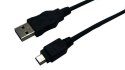Kabel USB Logilink | Męski | Mini-USB Typ B | Męski | Czarny | 4 pin USB Typ A | 1,8 m