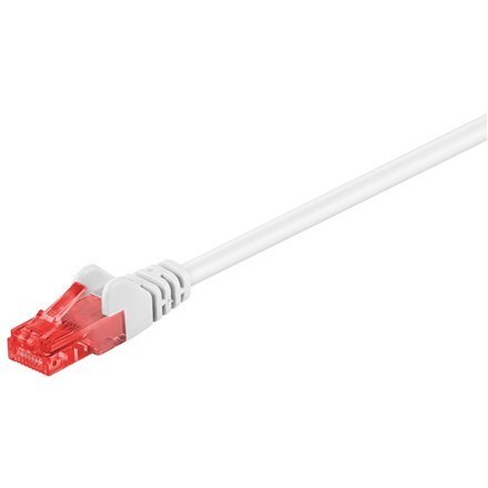 Kabel krosowy | 68636 CAT 6 U/UTP | PVC AWG 24/7 | Długość kabla: 3 m | Biały Kabel krosowy | 68636 CAT 6 U/UTP | PVC AWG 24/7 | Długość kabla: 3 m | Biały