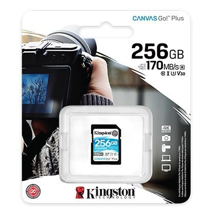 Kingston | Canvas Go! Plus | 256 GB | Pamięć flash klasy 10 Kingston | Canvas Go! Plus | 256 GB | Pamięć flash klasy 10