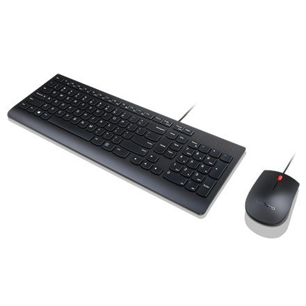 Lenovo | Black | Essential | Essential Wired Keyboard and Mouse Combo - Litewski | Zestaw klawiatura i mysz | Przewodowy | PL/LT Lenovo | Black | Essential | Essential Wired Keyboard and Mouse Combo - Litewski | Zestaw klawiatura i mysz | Przewodowy | PL/LT