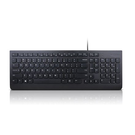 Lenovo | Essential | Essential Wired Keyboard Litewska | Standardowa | Przewodowa | LT | 1,8 m | Czarna | Przewodowa | 570 g Lenovo | Essential | Essential Wired Keyboard Litewska | Standardowa | Przewodowa | LT | 1,8 m | Czarna | Przewodowa | 570 g