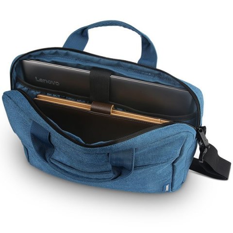 Lenovo | Fits up to size 15.6 " | Casual Toploader T210 | Messenger - Briefcase | Blue Lenovo | Fits up to size 15.6 " | Casual Toploader T210 | Messenger - Briefcase | Blue