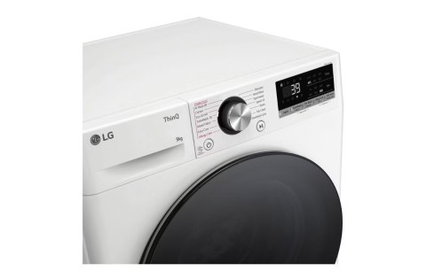 LG | F2WR709S2W | Pralka 9 kg 1200 obr/min 47.5 cm | Klasa energetyczna A-10% | Przednie ładowanie | Funkcja pary | Bezpośredni LG | F2WR709S2W | Pralka 9 kg 1200 obr/min 47.5 cm | Klasa energetyczna A-10% | Przednie ładowanie | Funkcja pary | Bezpośredni