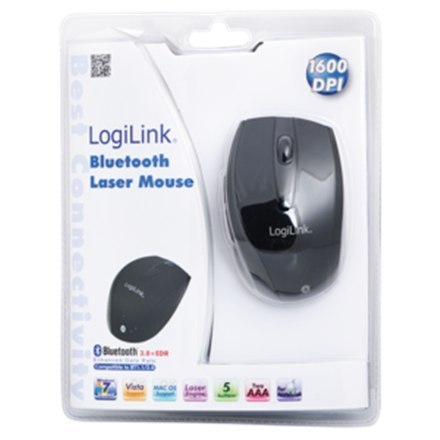 Logilink | Bezprzewodowa mysz laserowa Bluetooth; Maus Laser Bluetooth z 5 przyciskami; bezprzewodowa; Czarna Logilink | Bezprzewodowa mysz laserowa Bluetooth; Maus Laser Bluetooth z 5 przyciskami; bezprzewodowa; Czarna