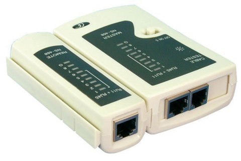 Logilink | Tester kabli RJ11, RJ12 i RJ45 z jednostką zdalną Logilink | Tester kabli RJ11, RJ12 i RJ45 z jednostką zdalną