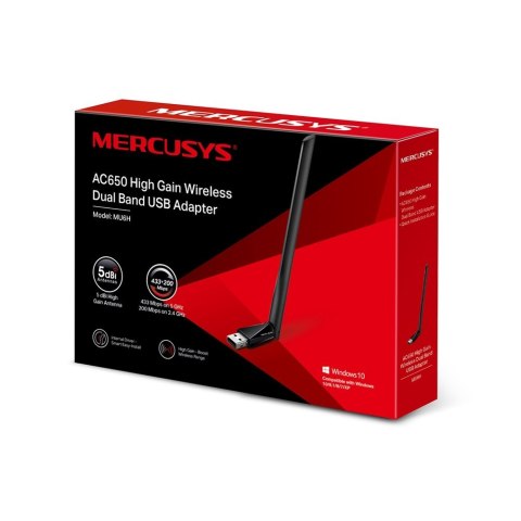 Mercusys | Karta sieciowa | IEEE 802.11b | IEEE 802.11a | IEEE 802.11g | IEEE 802.11n | IEEE 802.11ac | USB 2.0 Mercusys | Karta sieciowa | IEEE 802.11b | IEEE 802.11a | IEEE 802.11g | IEEE 802.11n | IEEE 802.11ac | USB 2.0