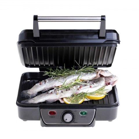Mesko | MS 3050 | Grill | Grill kontaktowy | 1800 W | Czarny / Stal nierdzewna Mesko | MS 3050 | Grill | Grill kontaktowy | 1800 W | Czarny / Stal nierdzewna