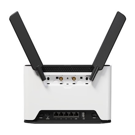 MikroTik Chateau LTE18 ax S53UG+5HaxD2HaxD-TC&EG18-EA 802.11ax, 574 Mbit/s (2,4 GHz) / 1200 Mbit/s (5 GHz) Mbit/s, porty Etherne MikroTik Chateau LTE18 ax S53UG+5HaxD2HaxD-TC&EG18-EA 802.11ax, 574 Mbit/s (2,4 GHz) / 1200 Mbit/s (5 GHz) Mbit/s, porty Etherne