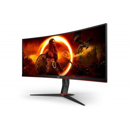 Monitor AOC CU34G2XP/BK 34" VA 3440x1440px 21:9 1ms Czarny 2x HDMI 180Hz Monitor AOC CU34G2XP/BK 34" VA 3440x1440px 21:9 1ms Czarny 2x HDMI 180Hz