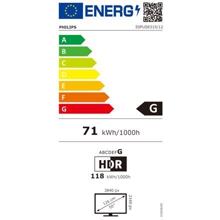 Philips LED TV | 50PUS8319/12 | 50 | Smart TV | Titan | 4K Ultra HD | Black Philips LED TV | 50PUS8319/12 | 50 | Smart TV | Titan | 4K Ultra HD | Black