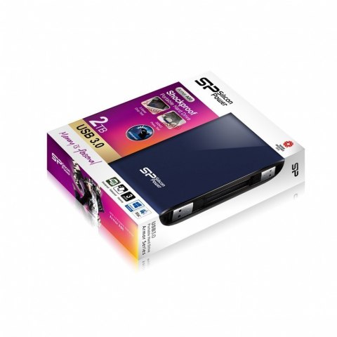 Silicon Power | Armor A80 2TB | 2000 GB | 2,5 " | USB 3.1 | Niebieski Silicon Power | Armor A80 2TB | 2000 GB | 2,5 " | USB 3.1 | Niebieski