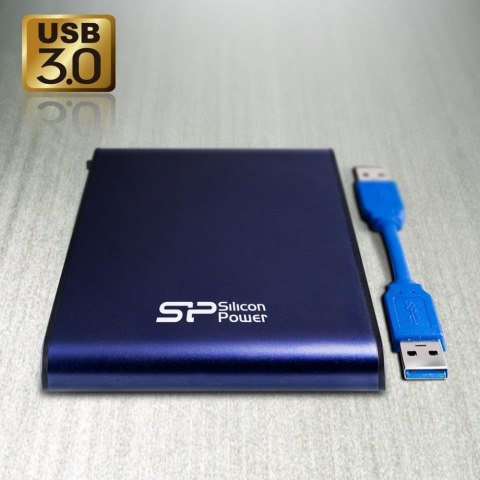 Silicon Power | Armor A80 2TB | 2000 GB | 2,5 " | USB 3.1 | Niebieski Silicon Power | Armor A80 2TB | 2000 GB | 2,5 " | USB 3.1 | Niebieski