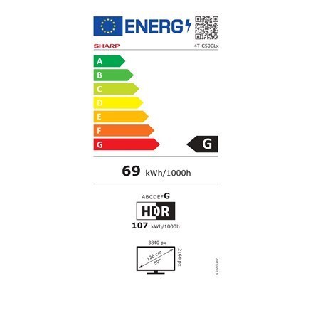 Smart TV Sharp 55EQ4EA 55" 139 cm 4K UHD (2160p) Android TV Smart TV Sharp 55EQ4EA 55" 139 cm 4K UHD (2160p) Android TV