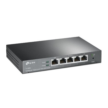 TP-LINK | SafeStream Multi-WAN VPN Router | TL-ER605 | 802.1q | Mbit/s | 10/100/1000 Mbit/s | Porty Ethernet LAN (RJ-45) 1 Stały TP-LINK | SafeStream Multi-WAN VPN Router | TL-ER605 | 802.1q | Mbit/s | 10/100/1000 Mbit/s | Porty Ethernet LAN (RJ-45) 1 Stały