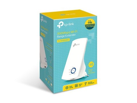 TP-LINK | TL-WA850RE | Extender | 802.11n | 2.4GHz | 300 Mbit/s | 10/100 Mbit/s | Porty Ethernet LAN (RJ-45) 1 | MU-MiMO Nie | B TP-LINK | TL-WA850RE | Extender | 802.11n | 2.4GHz | 300 Mbit/s | 10/100 Mbit/s | Porty Ethernet LAN (RJ-45) 1 | MU-MiMO Nie | B