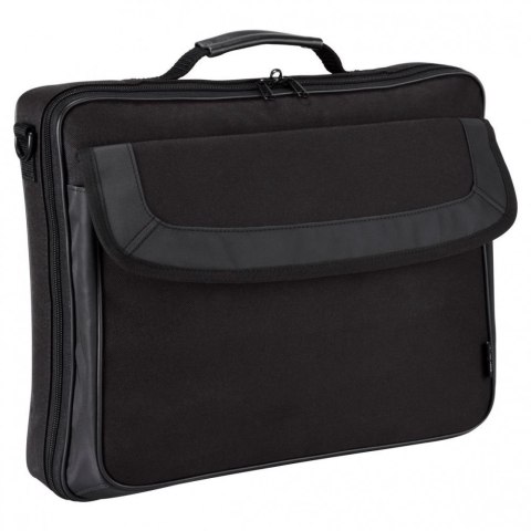 Torbacz Targus do laptopa do 15.6 cala w klasycznym stylu | Etui zamykane na klips | Kuferek | Kolor: Czarny | Regulowany pasek Torbacz Targus do laptopa do 15.6 cala w klasycznym stylu | Etui zamykane na klips | Kuferek | Kolor: Czarny | Regulowany pasek