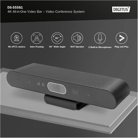 4K All-in-One Video Bar - system wideokonferencyjny | DS-55581 4K All-in-One Video Bar - system wideokonferencyjny | DS-55581