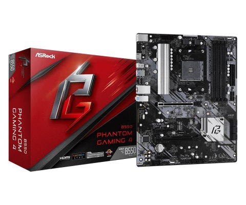 ASRock | B550 PHANTOM GAMING 4 | Rodzina procesorów AMD | Gniazdo procesora AM4 | DDR4 DIMM | Obsługiwane interfejsy dysków twar ASRock | B550 PHANTOM GAMING 4 | Rodzina procesorów AMD | Gniazdo procesora AM4 | DDR4 DIMM | Obsługiwane interfejsy dysków twar
