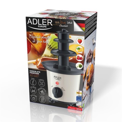Adler | Fontanna czekoladowa | AD 4487 | Fontanna czekoladowa | 30 W Adler | Fontanna czekoladowa | AD 4487 | Fontanna czekoladowa | 30 W