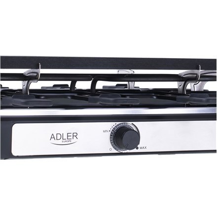 Adler | Raclette - grill elektryczny | AD 6616 | Stół | 1400 W | Czarny/stal nierdzewna Adler | Raclette - grill elektryczny | AD 6616 | Stół | 1400 W | Czarny/stal nierdzewna