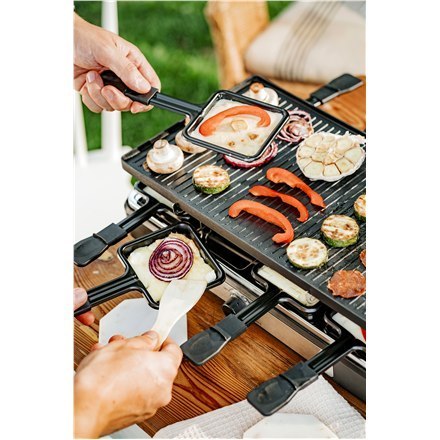 Adler | Raclette - grill elektryczny | AD 6616 | Stół | 1400 W | Czarny/stal nierdzewna Adler | Raclette - grill elektryczny | AD 6616 | Stół | 1400 W | Czarny/stal nierdzewna
