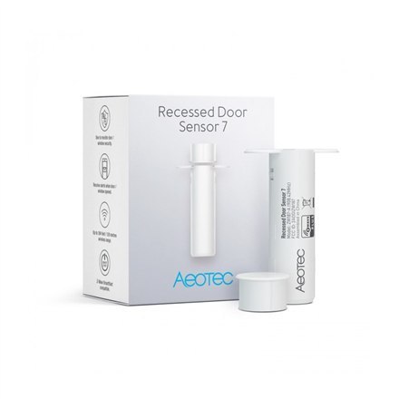 Aeotec Recessed Door Sensor 7, Z-Wave Plus V2 AEOTEC | Z-Wave Plus V2 | Recessed Door Sensor 7 | Z-Wave | White Aeotec Recessed Door Sensor 7, Z-Wave Plus V2 AEOTEC | Z-Wave Plus V2 | Recessed Door Sensor 7 | Z-Wave | White
